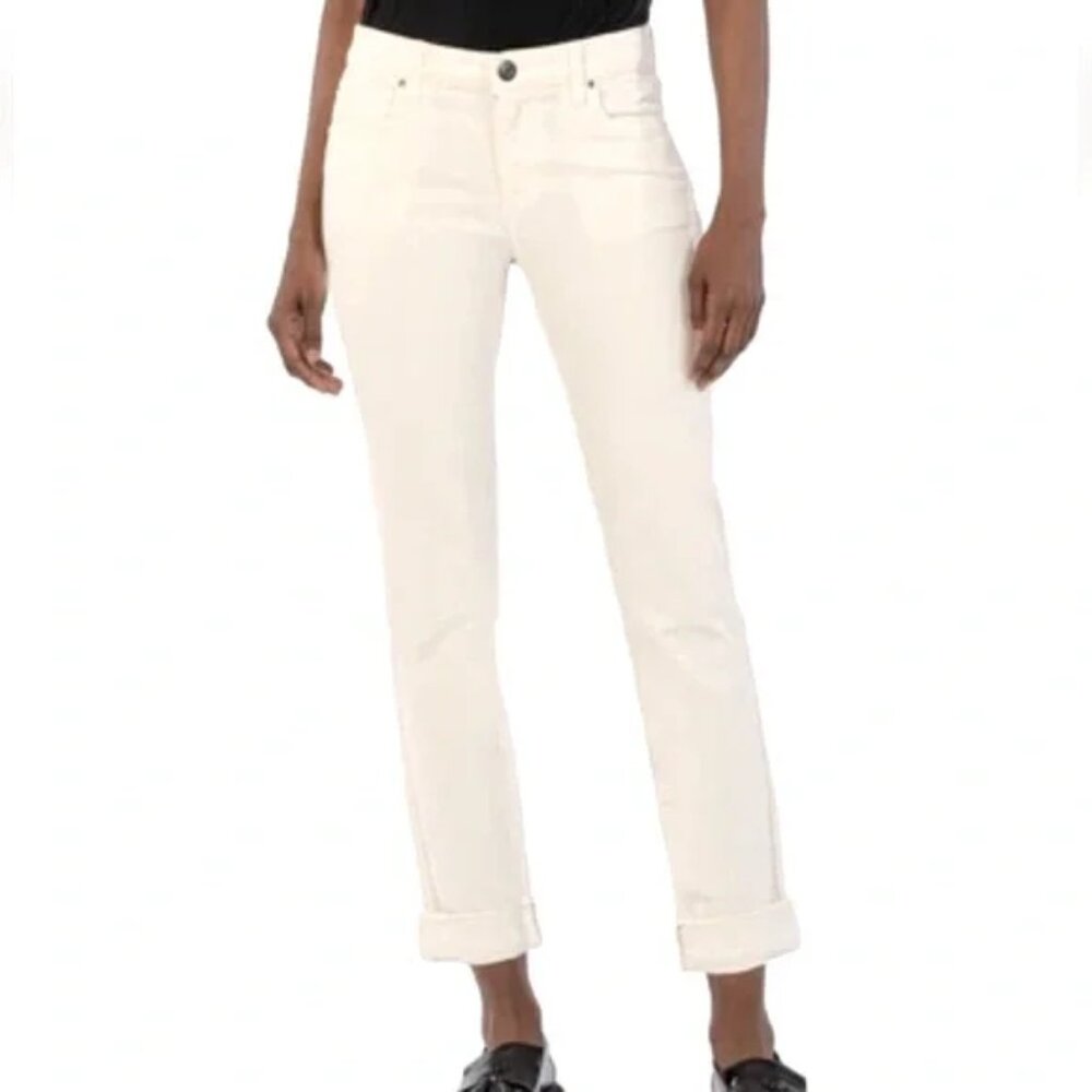 Kut From The Kloth Diana Corduroy Pants, New Ivory, 2